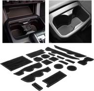 cupholderhero for toyota tacoma accessories 2016-2022 premium custom interior non-slip anti dust cup holder inserts logo