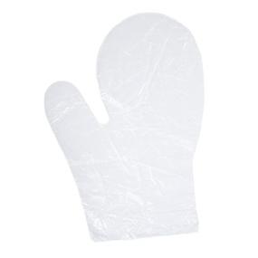 img 4 attached to 🧤 Daxwell Clear Poly Mitts, Embossed, One Size Fits All, F10003429B - Box of 500 (Not Gloves)