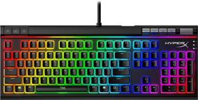 img 4 attached to Hype up Your Gaming Experience: HyperX Alloy Elite 2 Mechanical 🎮 Gaming Keyboard with Customizable Lighting & Macros, Pudding Keycaps, and Media Controls