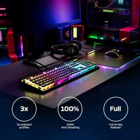 img 2 attached to Hype up Your Gaming Experience: HyperX Alloy Elite 2 Mechanical 🎮 Gaming Keyboard with Customizable Lighting & Macros, Pudding Keycaps, and Media Controls