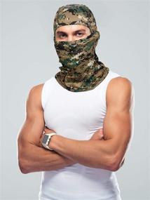 img 3 attached to Balaclava Motorcycle Windproof Camouflage Fishing Outdoor Recreation