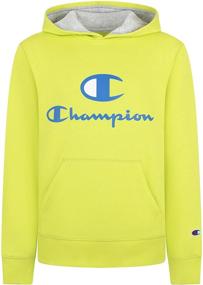 img 3 attached to Boys' Clothing: 👕 Champion Heritage Heather Hooded Sweatshirt