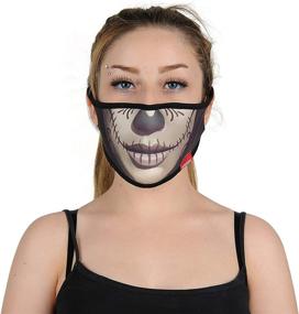 img 4 attached to 😂 Hilarious Cover-Ups: MoodyMasks Funny Face Masks Stitched Unleash Unique Amusement!