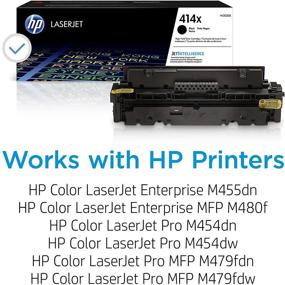 img 3 attached to 🖨️ High Yield Black Toner Cartridge HP 414X, W2020X for HP Color LaserJet Pro M454 series, M479 series