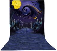 🎃 allenjoy 6.5x10' hallowmas before christmas backdrop | halloween pictures pumpkin moonlight | newborn children photography background | party birthday banner | baby shower home decoration decor photo logo