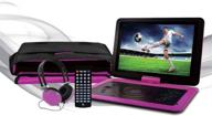 📀 enhanced ematic 14.1-inch portable dvd player bundle with coordinated headphones and convenient carrying case - epd142pr logo