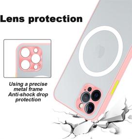 img 1 attached to Compatible Magnetic Shockproof Protective Case Pink