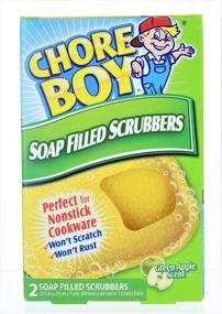 img 2 attached to 🧽 Chore Boy Soap-Filled Scouring Pads - Pack of 2