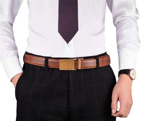 img 1 attached to KAERMU Comfort Genuine Leather Automatic Men's Accessories in Belts