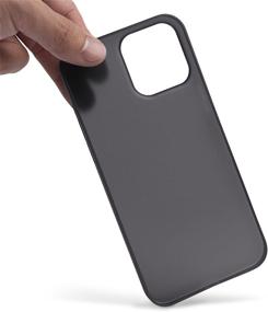 img 1 attached to 📱 totallee Thin iPhone 13 Pro Max Case - Ultra Slim Minimalist Cover for Apple iPhone 13 Pro Max (2021) - Frosted Black