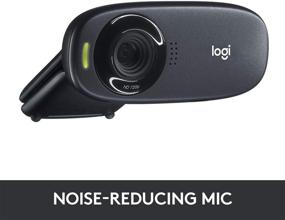 img 2 attached to 🖥️ Logitech C310 HD Webcam in Black Standard Packaging for Crisp Video Calls