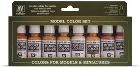 img 2 attached to Vallejo 8-Color Face/Skin Tones Paint Set (17ml): Achieve Flawless Skin Tones with Precision