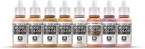 img 1 attached to Vallejo 8-Color Face/Skin Tones Paint Set (17ml): Achieve Flawless Skin Tones with Precision