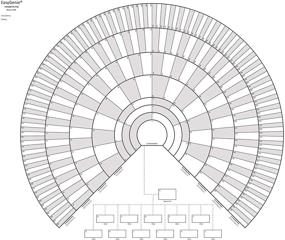 img 2 attached to 🌳 Effortless Family Tree Display: EasyGenie Fan Chart (9 Generations, 267 Names) Single Sheet