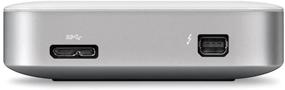 img 3 attached to 🌩️ High-speed Thunderbolt USB 3.0 2 TB Portable Hard Drive- Buffalo MiniStation (Silver)