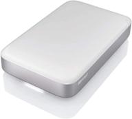🌩️ high-speed thunderbolt usb 3.0 2 tb portable hard drive- buffalo ministation (silver) logo