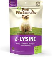 🐱 l-lysine cat chews – immune and respiratory support supplement – 60 bite-sized chews (3.74oz) logo