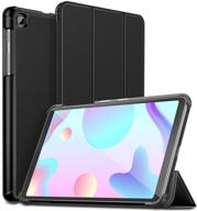 📱 infiland galaxy tab a 8.4 2020 case - slim tri-fold shell cover for samsung galaxy tab a 8.4-inch sm-t307 2020 release (verizon/t-mobile/at&amp;t) tablet - black logo