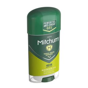 img 3 attached to 🌲 Мужской антиперспирант-дезодорант Mitchum, гелевая формула с тройной защитой от запаха, 48-часовая защита, проверенный дерматологами, аромат горной свежести, 2.25 унции