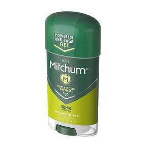 img 2 attached to 🌲 Мужской антиперспирант-дезодорант Mitchum, гелевая формула с тройной защитой от запаха, 48-часовая защита, проверенный дерматологами, аромат горной свежести, 2.25 унции