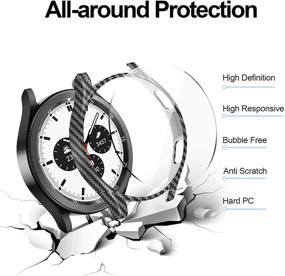 img 3 attached to Samsung Protector Haojavo Protective Tempered Cell Phones & Accessories in Accessories