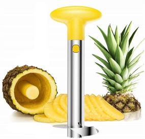 img 3 attached to BarSoul Stainless Pineapple Slicer Peeler