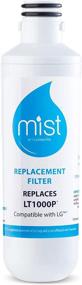 img 3 attached to 🚰 Mist LT1000P Water Filter Replacement: Compatible with LG Models ADQ747935, MDJ64844601, LMXS28626D, LT1000PC and Kenmore 46-9980, 469981 - 1 Pack