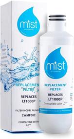 img 4 attached to 🚰 Mist LT1000P Water Filter Replacement: Compatible with LG Models ADQ747935, MDJ64844601, LMXS28626D, LT1000PC and Kenmore 46-9980, 469981 - 1 Pack