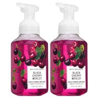 мыло для рук bath and body works gentle foaming hand soap, black cherry merlot 8.75 унций (2 штуки): роскошная чистота и восхитительный аромат. логотип