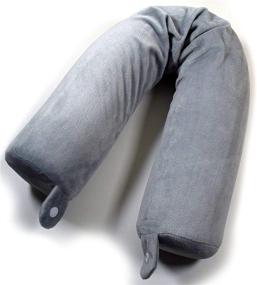 img 1 attached to 🌙 Qdury Twist Подушка из памяти пены - идеальный комфорт для шеи, подбородка, спины и поддержки ног дома или в путешествии.