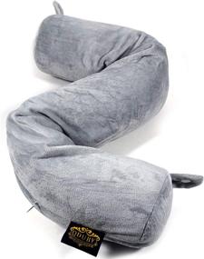 img 3 attached to 🌙 Qdury Twist Подушка из памяти пены - идеальный комфорт для шеи, подбородка, спины и поддержки ног дома или в путешествии.