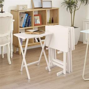 img 3 attached to Casual Home 660 41 Set White Table: Perfect Blend of Style and Functionality
