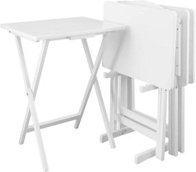 img 4 attached to Casual Home 660 41 Set White Table: Perfect Blend of Style and Functionality