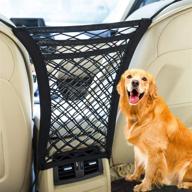 🐶 tianfan dog car barrier - pet car net barrier auto safety mesh organizer - adjustable dog barrier for cars & suvs - driving safely with kids & pets logo