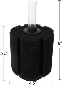 img 2 attached to 🐠 Aquapapa Bio Sponge Filter - Ideal for Betta Fry Aquarium Fish Tank (Up to 60 Gal) - Ships from CA, USA