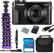 📷 canon powershot g7 x mark ii compact digital camera bundle with spider tripod and 16 gb memory card logo