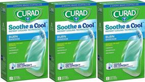 img 4 attached to 🩹 Пластыри Curad Soothe and Cool Clear Gel: Максимальный комфорт и заживление, 8 штук (упаковка из 3)