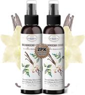 🌿 2pk of 4oz vanilla cinnamon essential oil blend air freshener & room spray – refresh and eliminate odors in bedrooms, bathrooms, and toilets – made in usa logo