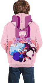 img 3 attached to 👕 WWT Steven Universe Digital Sweatshirt for Boys' Fashion - Hoodies & Sweatshirts