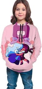 img 2 attached to 👕 WWT Steven Universe Digital Sweatshirt for Boys' Fashion - Hoodies & Sweatshirts