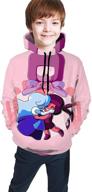 👕 wwt steven universe digital sweatshirt for boys' fashion - hoodies & sweatshirts logo