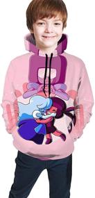 img 4 attached to 👕 WWT Steven Universe Digital Sweatshirt for Boys' Fashion - Hoodies & Sweatshirts