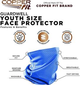 img 3 attached to Copper Fit Face Cover Shield and Neck Gaiter