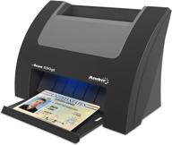 efficiently scan cards with the ambir nscan 690gt high-speed vertical card scanner for windows pc logo