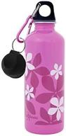 🌸 frangipani pink stainless steel water bottle - cheeki 500ml / 17oz | bpa-free логотип