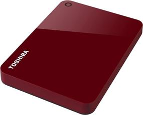img 1 attached to Toshiba Canvio Advance 1TB USB 🔴 3.0 Portable External Hard Drive - Red (HDTC910XR3AA)