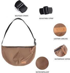 img 1 attached to Nylon Crossbody Hobo Bags Women Women's Handbags & Wallets for Hobo Bags