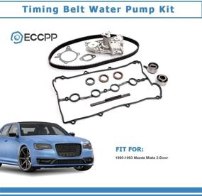 img 3 attached to ECCPP Timing Belt Water Pump Kit for 1990-1993 Mazda Miata 1.6L ENG. CODE 'B6'