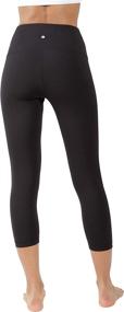 img 1 attached to Yogalicious High Waist Ultra Soft Lightweight Capris - Premium High Rise Yoga Pants