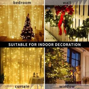 img 1 attached to Curtain ZOUTOG Waterproof Christmas Bedrooms